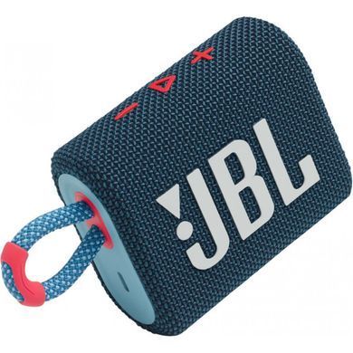 Портативная колонка JBL Go 3 Blue Coral (JBLGO3BLUP)
