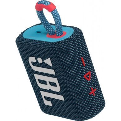 Портативная колонка JBL Go 3 Blue Coral (JBLGO3BLUP)