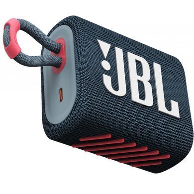 Портативная колонка JBL Go 3 Blue Coral (JBLGO3BLUP)