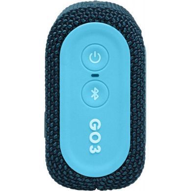 Портативная колонка JBL Go 3 Blue Coral (JBLGO3BLUP)