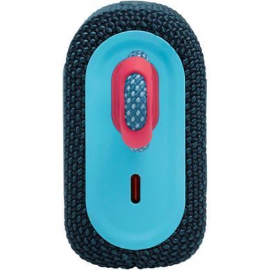 Портативная колонка JBL Go 3 Blue Coral (JBLGO3BLUP)