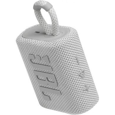 Портативная колонка JBL Go 3 White (JBLGO3WHT)