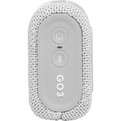 Портативная колонка JBL Go 3 White (JBLGO3WHT)