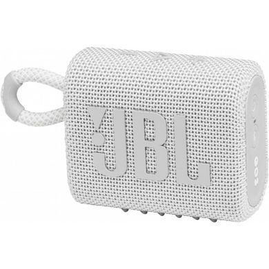 Портативная колонка JBL Go 3 White (JBLGO3WHT)