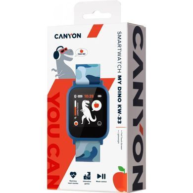 Смарт-годинник Canyon CNE-KW33GB Kids smartwatch Green camouflage (CNE-KW33GB)