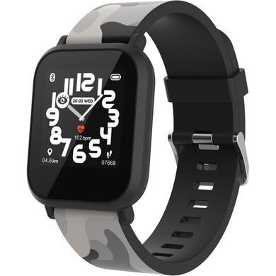 Смарт-годинник Canyon CNE-KW33GB Kids smartwatch Green camouflage (CNE-KW33GB)