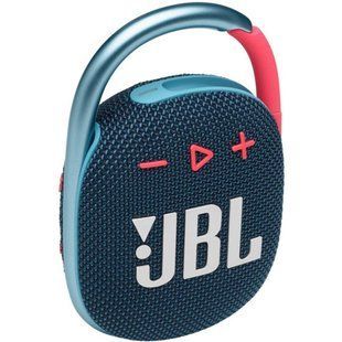 Портативна колонка JBL Clip 4 Blue Pink (JBLCLIP4BLUP)