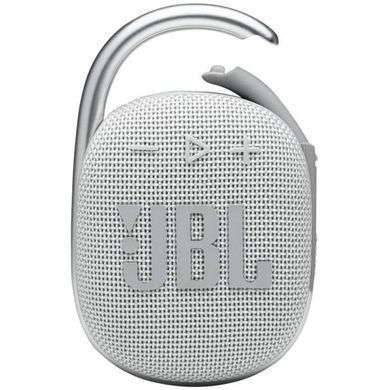Портативна колонка JBL Clip 4 White (JBLCLIP4WHT)