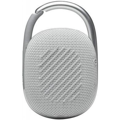Портативна колонка JBL Clip 4 White (JBLCLIP4WHT)