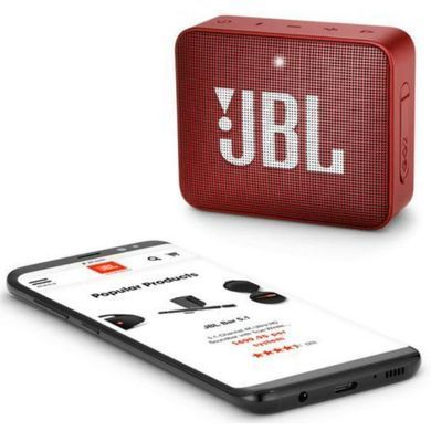 Портативна колонка JBL GO 2 Ruby Red (JBLGO2RED)