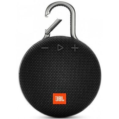 Портативна колонка JBL Clip 3 Black (JBLCLIP3BLK)